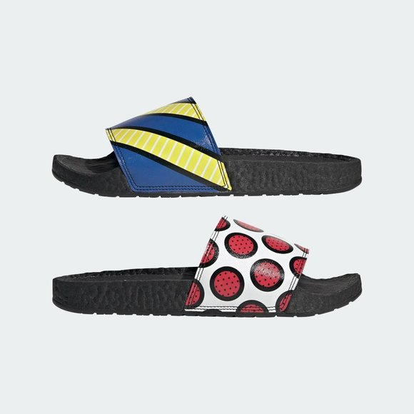 ADIDAS Adilette Boost Craig and Karl Swim Slides Sandals Men\'s Sz 8 (GY5351) main image 7